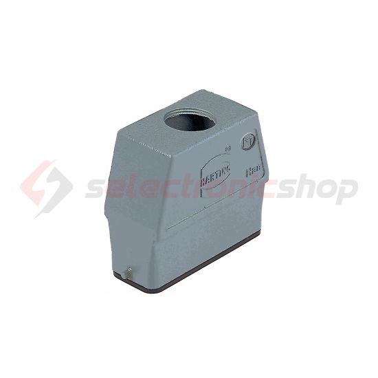 Ipari csatlakozó ház lengő IP65 alumínium-ház Han 16A-gg-M25 HARTING - 19200160446