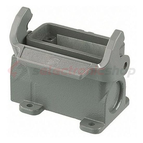 Ipari csatlakozó ház zárt ajlzat négyszögletes alumínium IP65 Han 10A-asg1-LB-M25 HARTING - 19200100251