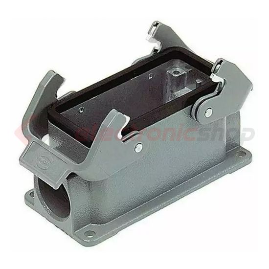 Ipari csatlakozó ház zárt ajlzat négyszögletes alumínium IP65 Han 10B-asg1-QB-M25 HARTING - 19300101231