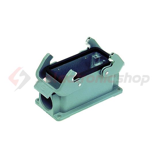 Ipari csatlakozó ház zárt ajlzat négyszögletes alumínium IP65 Han 16B-asg1-QB-M25 HARTING - 19300161231