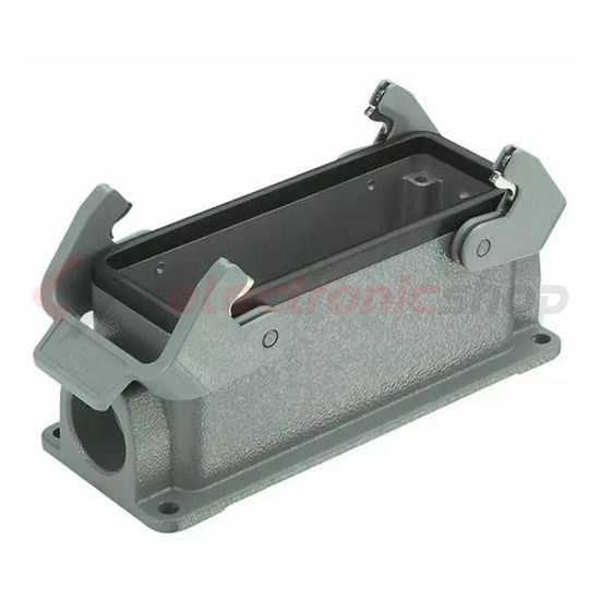 Ipari csatlakozó ház zárt ajlzat négyszögletes alumínium IP65 Han 24B-asg1-QB-M25 HARTING - 19300241231