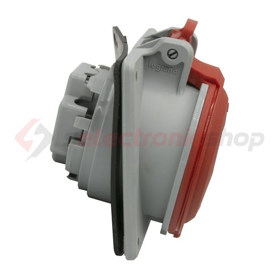 Ipari dugalj beépíthető 3P+N+E 16A 400V(50+60Hz) piros P17 Tempra PRO Dafbe-164k06 LEGRAND - 555189