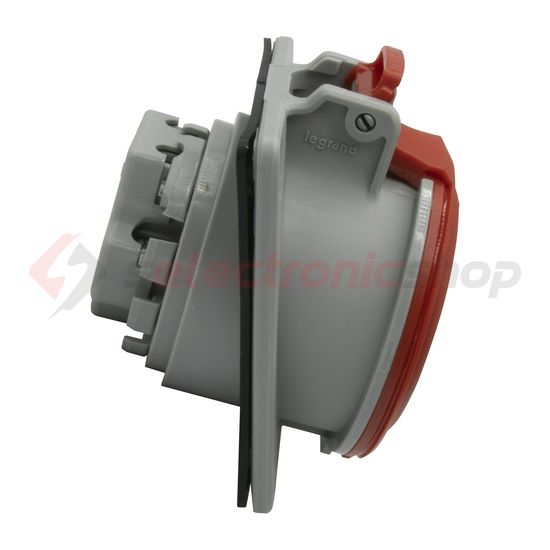 Ipari dugalj beépíthető 3P+N+E 32A 400V(50+60Hz) piros IP44 P17 Tempra PRO Dafbe-324k06 m LEGRAND - 555289