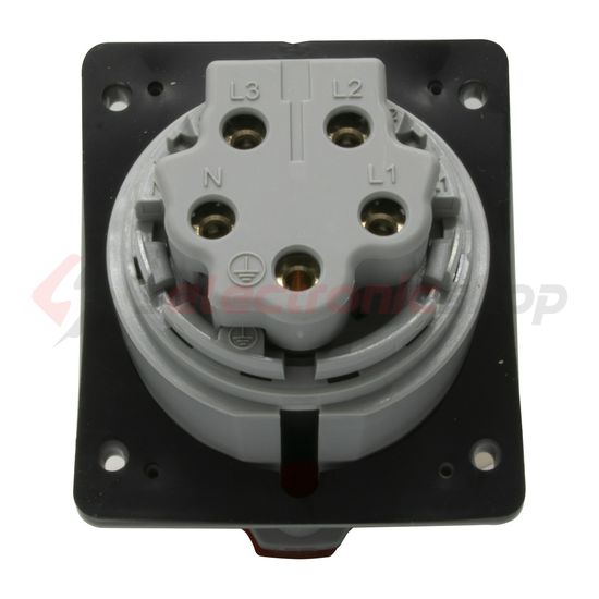 Ipari dugalj beépíthető 3P+N+E 32A 400V(50+60Hz) piros IP44 P17 Tempra PRO Dafbe-324k06 m LEGRAND - 555289