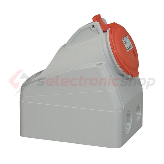 Ipari dugalj falra szerelhető 3P+N+E 32A 400V(50+60Hz) piros P17 Tempra PRO Dafr-324k06m LEGRAND - 555259