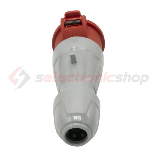 Ipari dugalj lengő 3P+N+E 16A 380-415V(50+60Hz) piros egyenes IP44 műanyag P17 Tempra LEGRAND - 555109