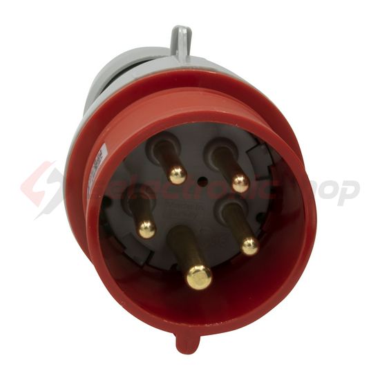 Ipari dugvilla lengő 3P+N+E 16A 380-415V(50+60Hz) piros IP44 műanyag P17 Tempra PRO LEGRAND - 555129