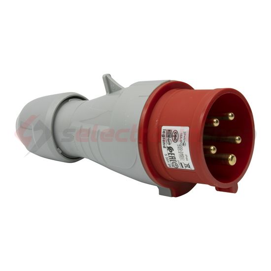 Ipari dugvilla lengő 3P+N+E 16A 380-415V(50+60Hz) piros IP44 műanyag P17 Tempra PRO LEGRAND - 555129