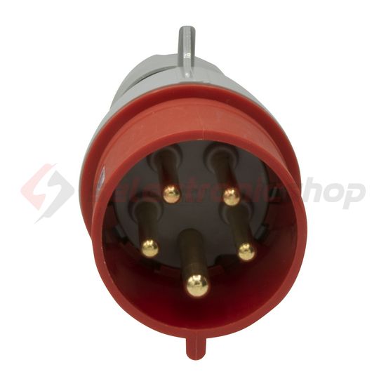 Ipari dugvilla lengő 3P+N+E 32A 380-415V(50+60Hz) piros IP44 műanyag P17 Tempra PRO LEGRAND - 555239