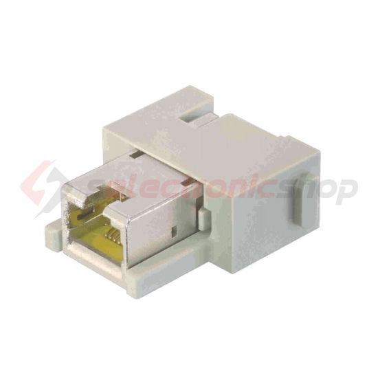 Ipari fali átvezető adapter modul 8P 1A 50V hüvely Han 1MOD RJ45 HARTING - 09140014721