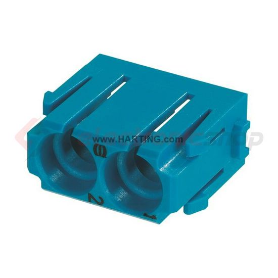 Ipari pneumatikus csőcsatlakozó modul apa/anya 6mm 2P csapos Han 2MOD HARTING - 09140024501