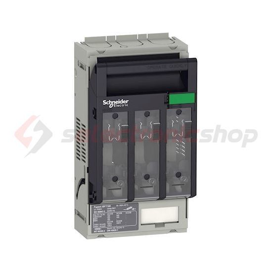 ISFT160 olvadóbiztosítós szakaszolókapcsoló szerelőlapra M8 csatlakozás 49803 követője - LV480801