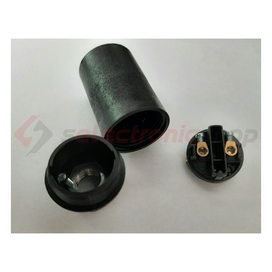 Izzólámpa foglalat 2A 250V Edison-menetes műanyag csavaros M10x1 F14-301m LEGRAND - 061300