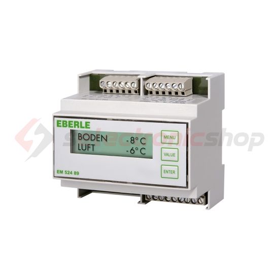 Jégmentesítő fűtés szabályozó sorolható  rámpa-/ereszhez 1zóna 16A 230-250V 50-60Hz IP20 EBERLE - 052489144100