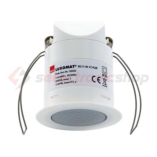 Jelenlétérzékelő master álmennyezetbe 360° PIR 9m-érzékelésátmérő 2300W PD11-M-1C-FLAT-FC B.E.G. - 92583