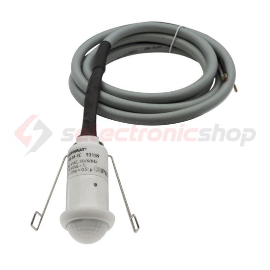 Jelenlétérzékelő master álmennyezetbe táp nélkül 360° PIR 2300W 230V fehér PICO-N-M-1C-DE B.E.G. - 93159