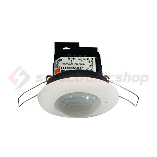 Jelenlétérzékelő slave álmennyezetbe 360° PIR 10m-érzékelésátmérő 230V fehér IP20 PD2-S-DE B.E.G. - 92166