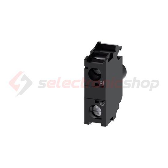 Jelzőlámpamodul LED 230V/AC piros-fényű előlapra csavaros SIRIUS ACT SIEMENS - 3SU1401-1BF20-1AA0