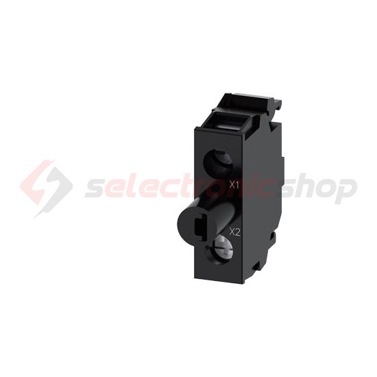 Jelzőlámpamodul LED 24V/AC 24V/DC piros-fényű alaplapra csavaros SIRIUS ACT SIEMENS - 3SU1401-2BB20-1AA0