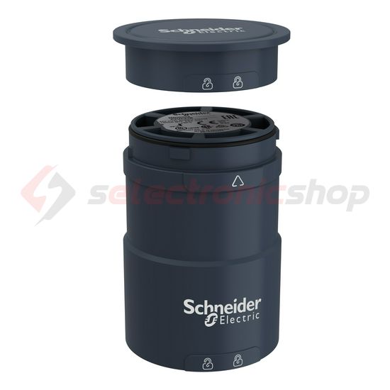 Jelzőoszlop alapmodul fedéllel csőtengelyes beépítés álló fekete Harmony XVUC Schneider - XVUC21B