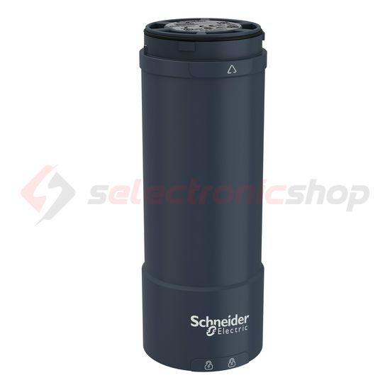 Jelzőoszlop alapmodul fedéllel csőtengelyes beépítés álló fekete Harmony XVUC Schneider - XVUC21M