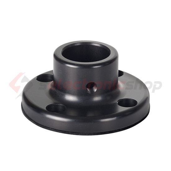 Jelzőoszlop rögzítőtalp csőhöz műanyag fekete WERMA - 97584091