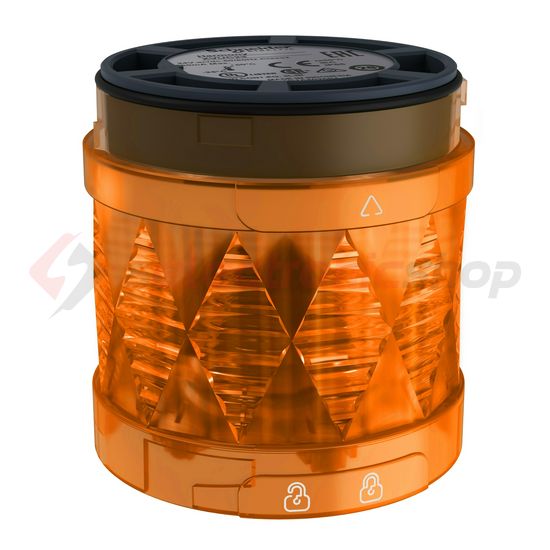 Jelzőoszlop-világítómodul folyamatos narancs 24V/AC50Hz 24V/DC LED IP65 Harmony XVU-C Schneider - XVUC25