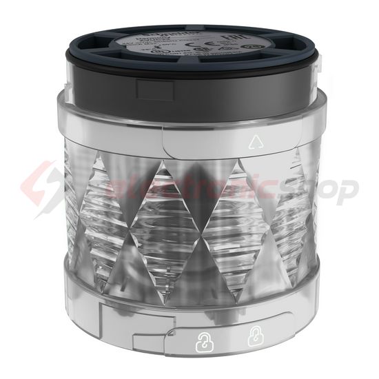 Jelzőoszlop-világítómodul folyamatos víztiszta 24V/AC50Hz 24V/DC LED IP65 Harmony XVU-C Schneider - XVUC27