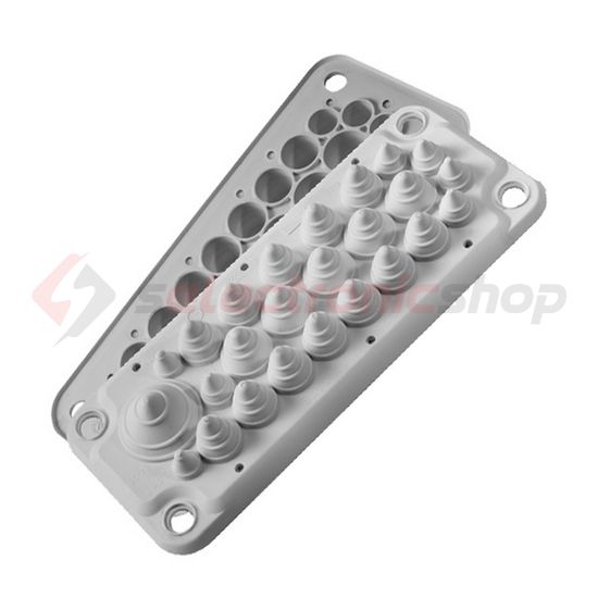 Kábelbevezető Multigate IP54 rögzítőtüskékkel  LMC25 MOREK - MBA3F25L11