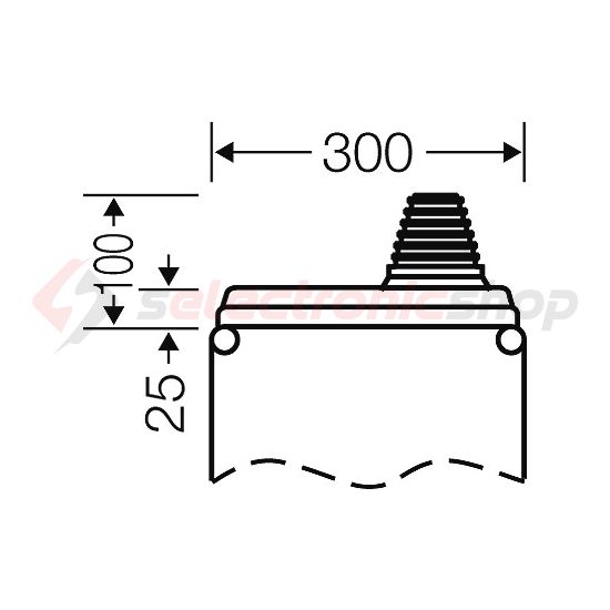 Kábelbevezető zárófedél lépcsős 1x30-72mm IP65 műanyag szürke MiFP70 ENYMETER Hensel - 20001027
