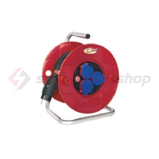 Kábeldob műanyag 50m H05RR-F 1.5mm2/ 3x 3x2P+E/230V IP44 BAT LECTRA - 1189508