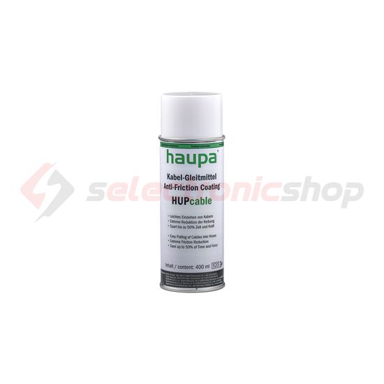 Kábelsíkosító spray elektromos rendszerek-hoz védelem/kenés 400ml HUPcable Haupa - 170174