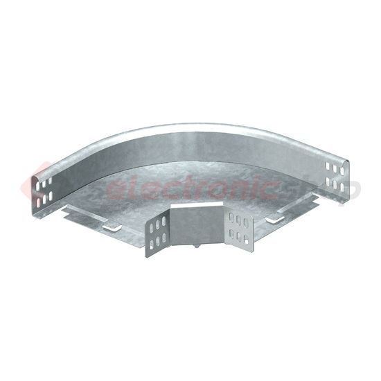 Kábeltálca 90° idom 100mm x 60mm-mag. 90° szalaghorganyzott acél RB 90 610 FS OBO-BETTERMANN - 6043216