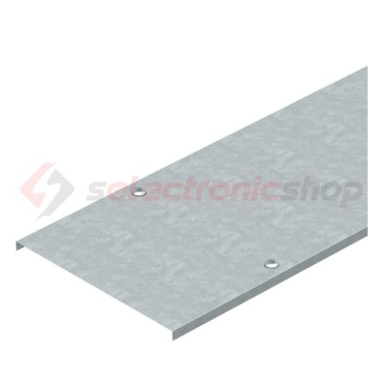 Kábeltálca fedél 100mm-sz 3000mm szalaghorganyzott fordítóreteszes DRL 100 FS OBO-BETTERMANN - 6052096