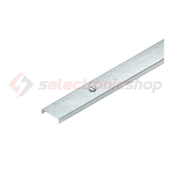 Kábeltálca fedél 50mm-sz 3000mm szalaghorganyzott fordítóreteszes RDV 50 Niedax - 4013339261208