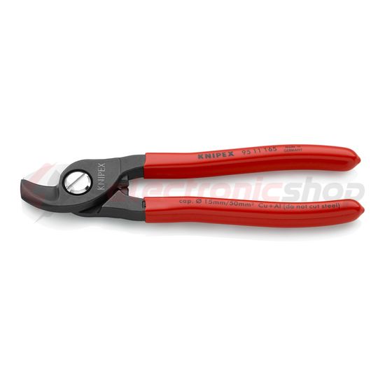 Kábelvágó mechanikus egykezes 15mm-max. kábelátmérő 50mm2-max. 165mm-hossz KNIPEX - 9511165