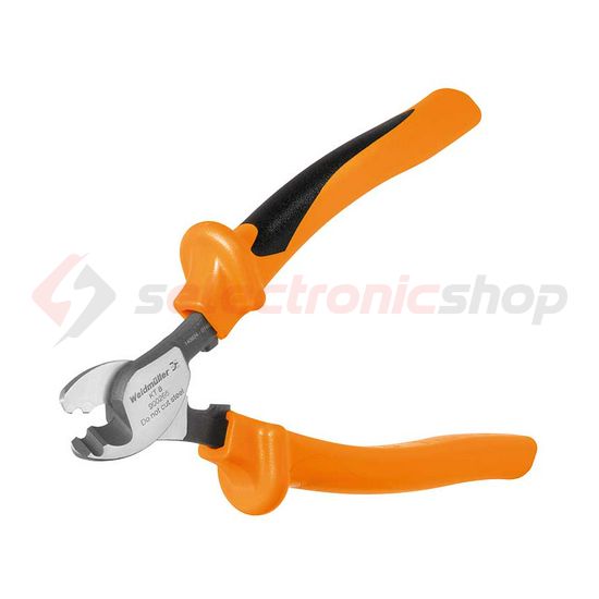 Kábelvágó mechanikus egykezes 8mm-max. kábelátmérő 16mm2-max. 185mm-ho 1000V VDE KT 8 Weidmüller - 9002650000