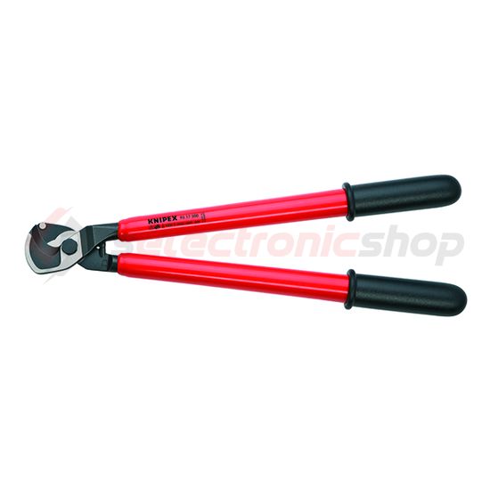 Kábelvágó mechanikus kétkezes 27mm-max. kábelátmérő 150mm2-max. 500mm-hossz 1000V VDE KNIPEX - 9517500