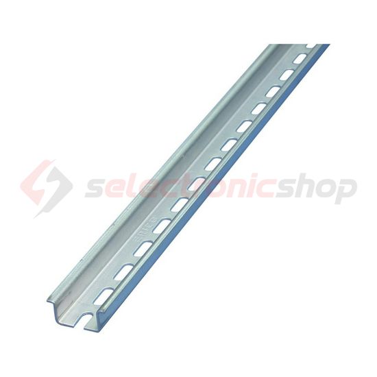 Kalapsín DIN TS35/7,5 galván/elektrolit horganyzott acél 2000mm 7.5mm x PDR7-2M ERICO - 557850