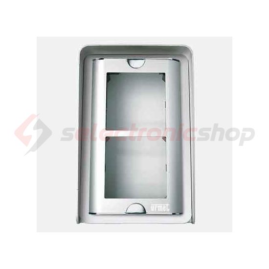 Kaputábla tokozat modultartó kerettel esőtetővel 2-egység falonkívüli URMET - 1145/312
