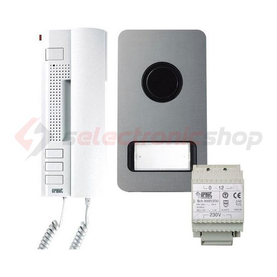 Kaputelefon készlet 2-vez. audió1-1122/1+1134/35A+9000/230 1-lakás Mikra+Utopia URMET - 1122/31