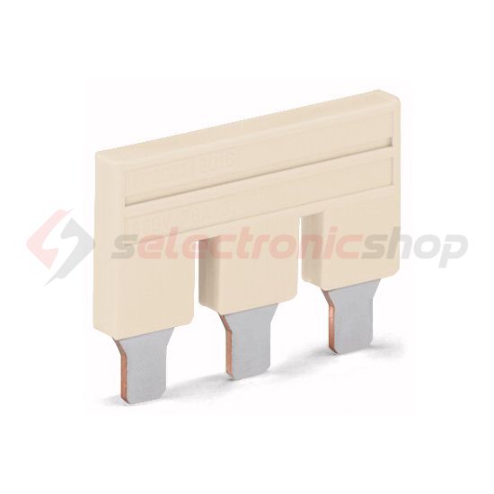 Keresztösszekötő 16mm2 sorkapocshoz (2016-) 2P szigetelt szürke TOPJOB S WAGO - 2016-402