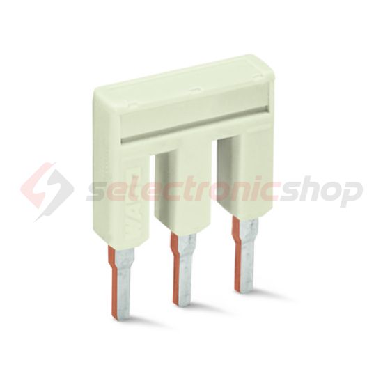 Keresztösszekötő 2,5mm2 sorkapocshoz (2002-) 3P szigetelt szürke TOPJOB S WAGO - 2002-403