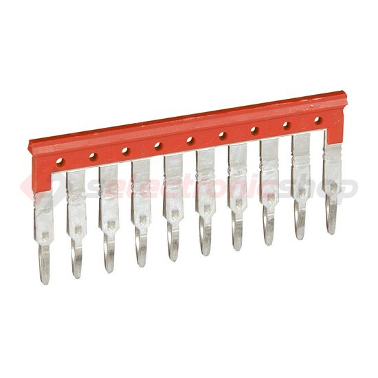 Keresztösszekötő 4mm2 sorkapocshoz 10P szigetelt piros Viking3 LEGRAND - 037504