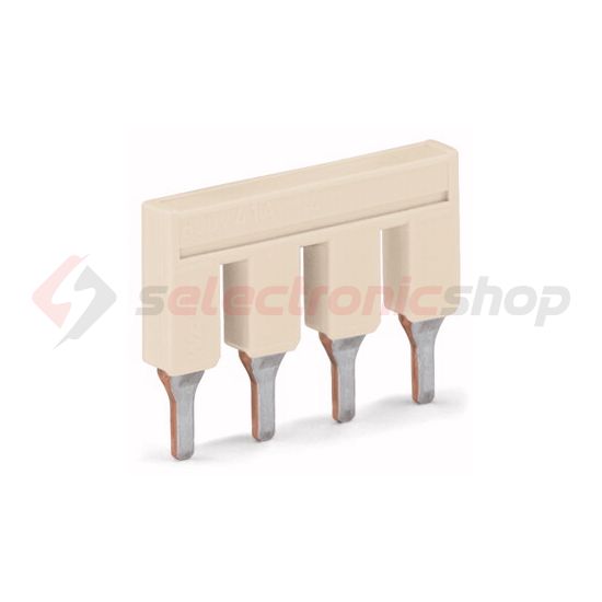 Keresztösszekötő 6mm2 sorkapocshoz (2006-) 3P szigetelt szürke TOPJOB S WAGO - 2006-403