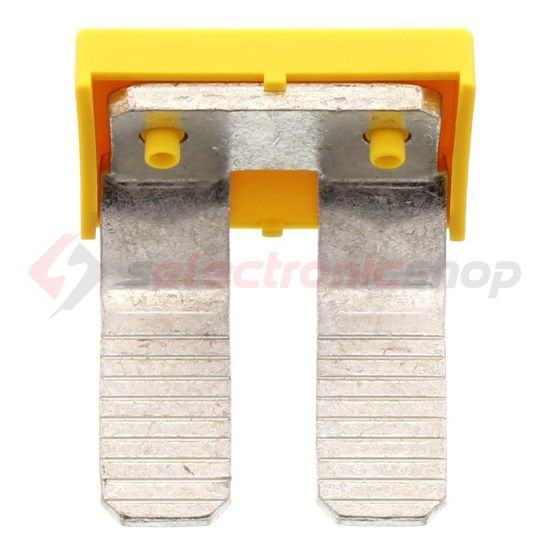 Keresztösszekötő RK50 sorkapocshoz 2P szigetelt sárga AQI 2/50 YE CONTA-CLIP - 2763.2
