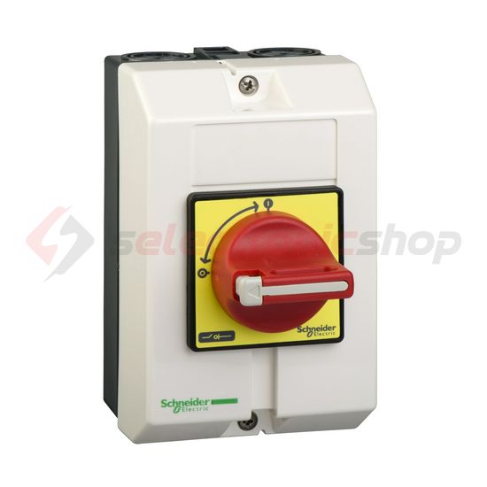Készüléktokozat VN12...20 V02...2-höz sárga/piros kar műanyag 90mm x TeSys Vario VC Schneider - VCFXGE1