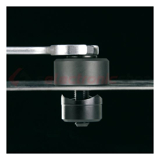 Kézi lyukasztókészlet M16-M40 max.4mm-lemezhez acél-hoz 5bélyeggel 16.5-40.5mm 3 RUKO - 109006K