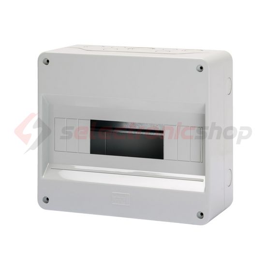 Kiselosztó ajtó nélkül +1M műanyag 1x 12M falonkívüli szürke IP40 kivágott 40CDK GEWISS - GW40028