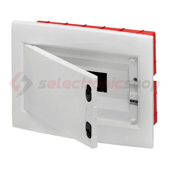 Kiselosztó műanyag 1x 6M süllyesztett fehér IP40 teli ajtó 40CDi GEWISS - GW40883